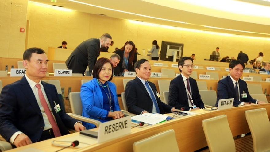 Vietnam makes active contributions to UN Human Rights Council session